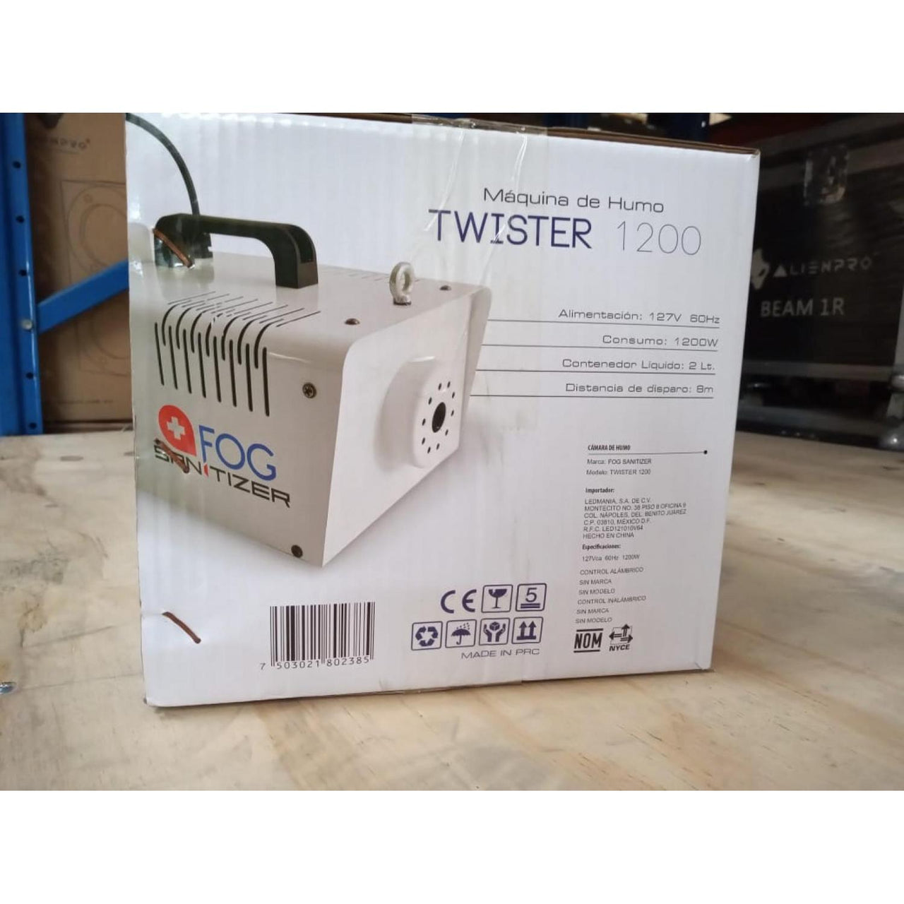 Maquina De Humo Alien Twister 1200w Sanitizer, 60-753