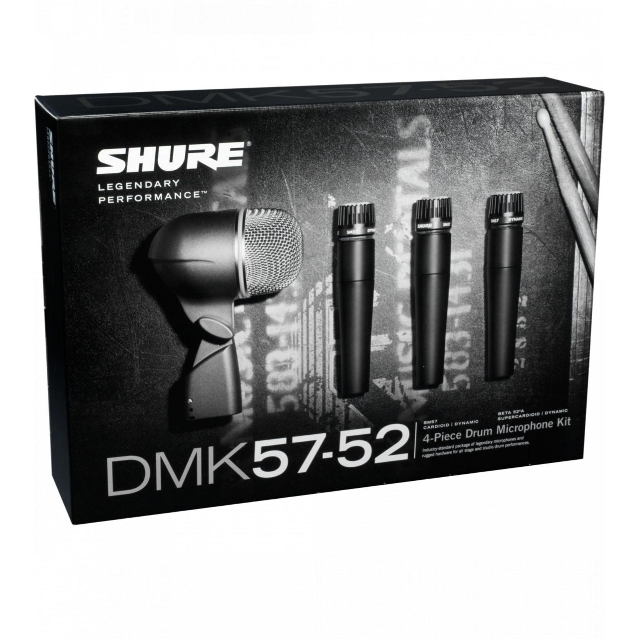 Paquete De Microfonos Shure Para Bateria Dmk57-52