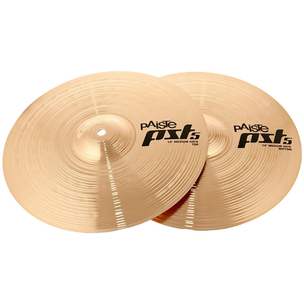 Platillos Paiste Medium Hi Hats Pr 14" New Pst5 Mina