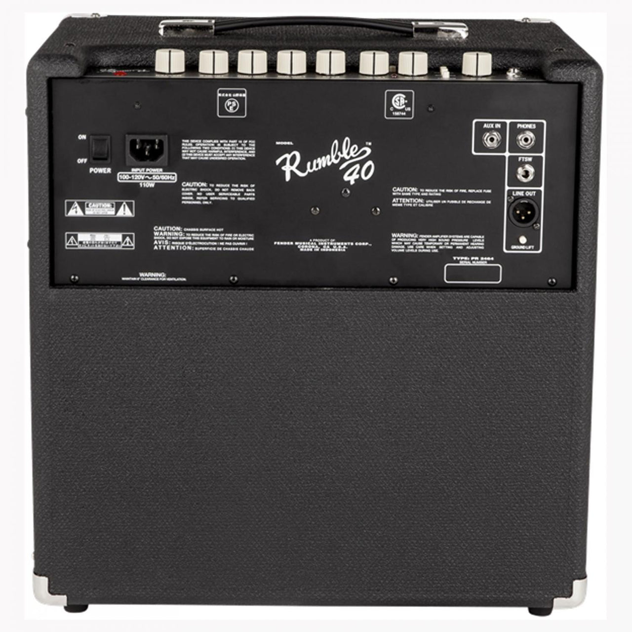 Amplificador Fender Para Bajo Rumble 40 V3 120v, 2370300000
