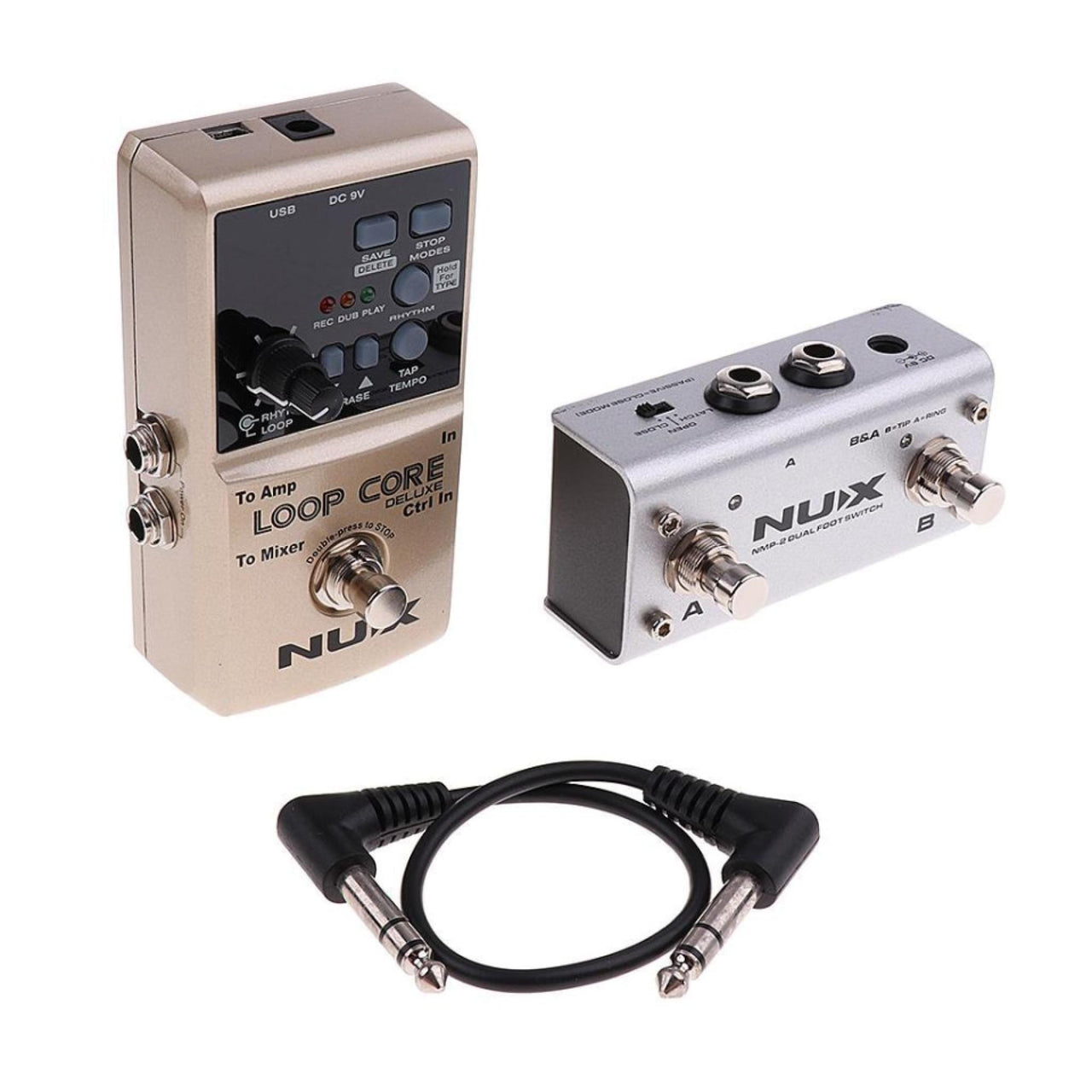 Pedal Nux Loop Core Deluxe + Footswitch, Nuxloopcored