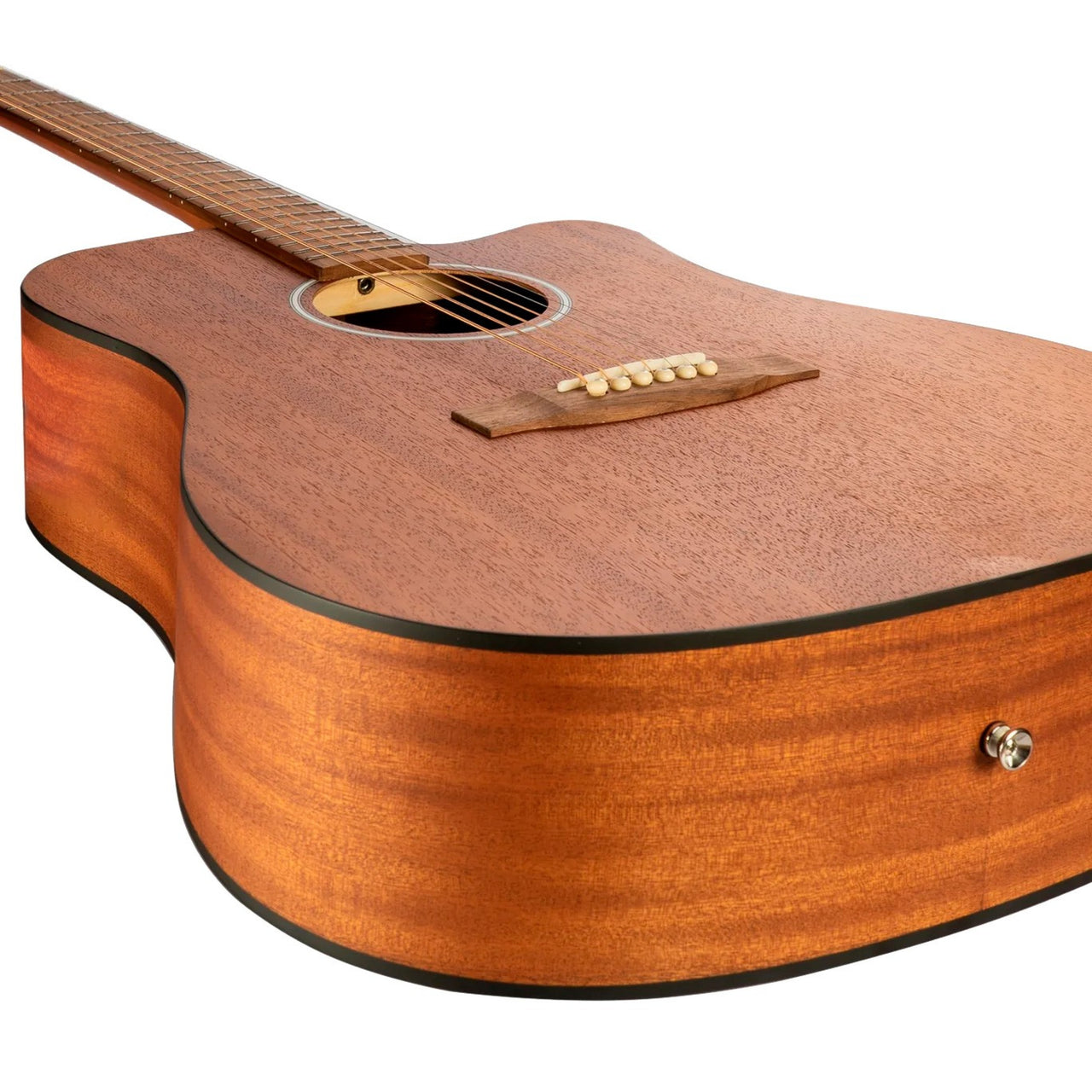 Guitarra Acustica Bamboo Mahogany 41" C/funda, Ga-41-mahogany