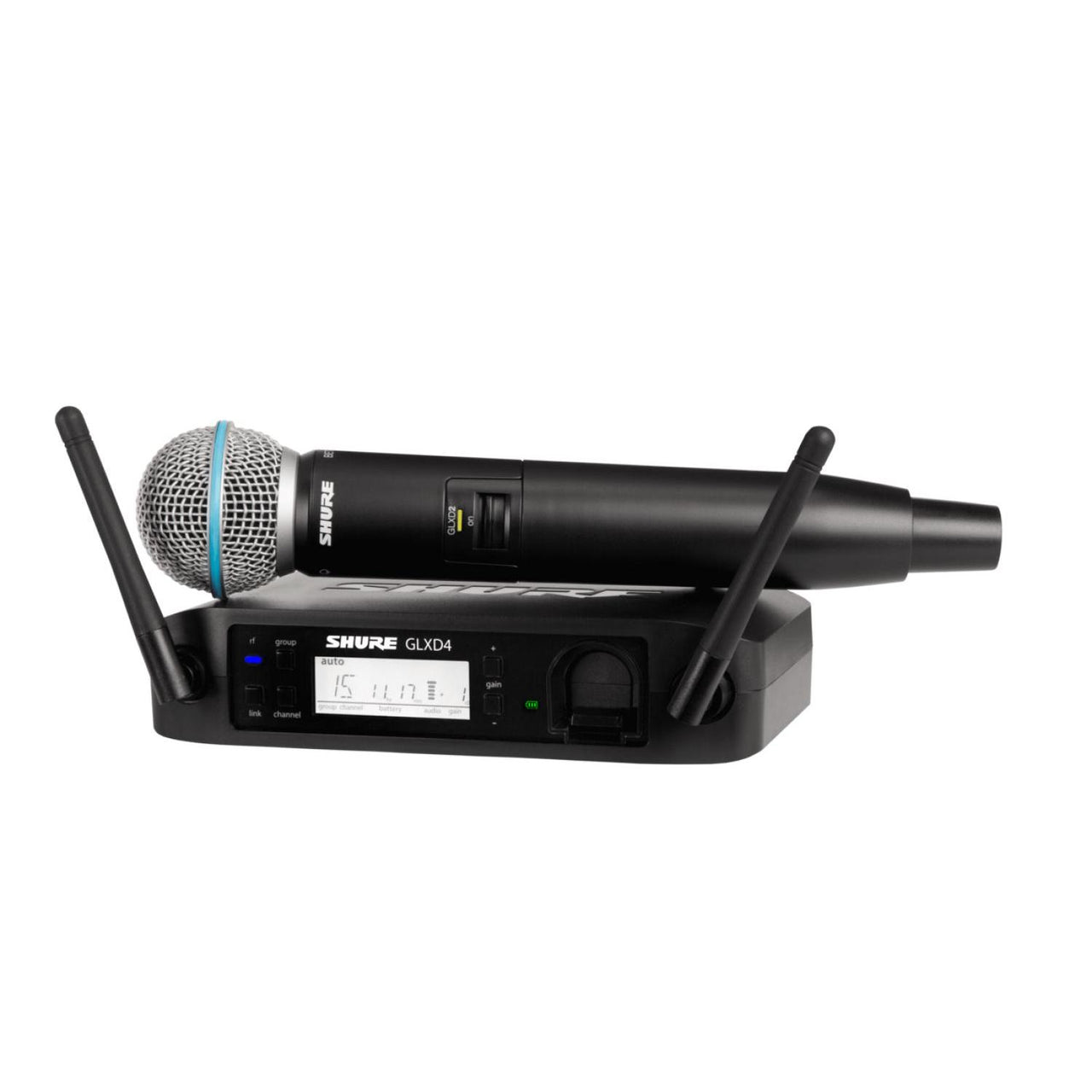 Microfono Shure Inalambrico De Mano Beta 58a, Glxd24/b58-z2