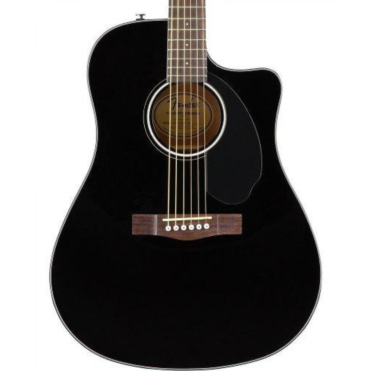 Guitarra Electroacustica Fender Cd-60sce Dread, Blk Wn, 0970113006