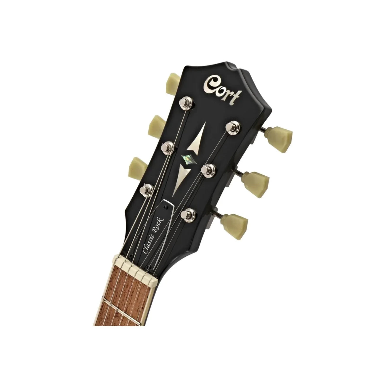 Guitarra Electrica Cort "cr", Negra Transparente, Cr250 Tbk