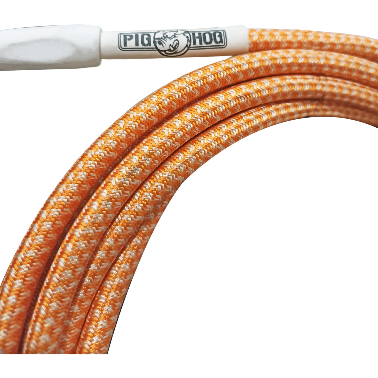 Cable Pig Hog Pch102oc Para Instrumento Plug A Plug 3.05 Metros Orange Creme