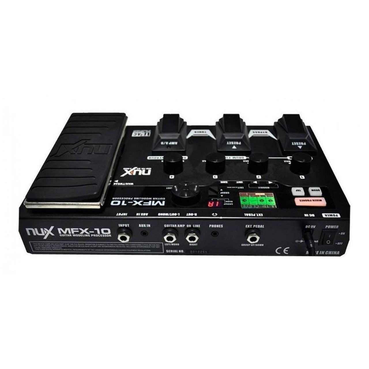 Pedalera Procesador Nux P/guitarra, Mfx-10