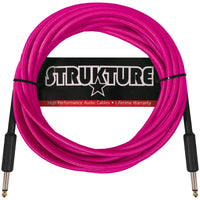 Thumbnail for Cable Strukture P/instrumento 5.7mt Textil Rosa Neon, Sc186np