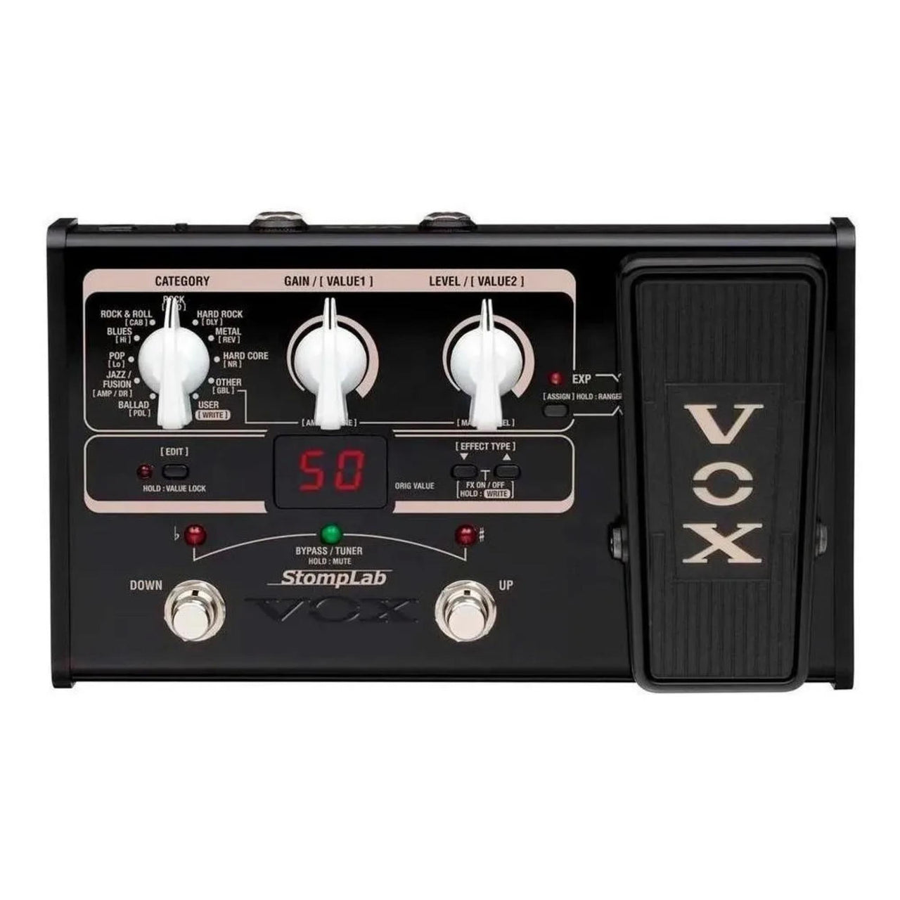 Pedalera Vox Stomplab 2g Sl 2g Para Guitarra 104 Efectos