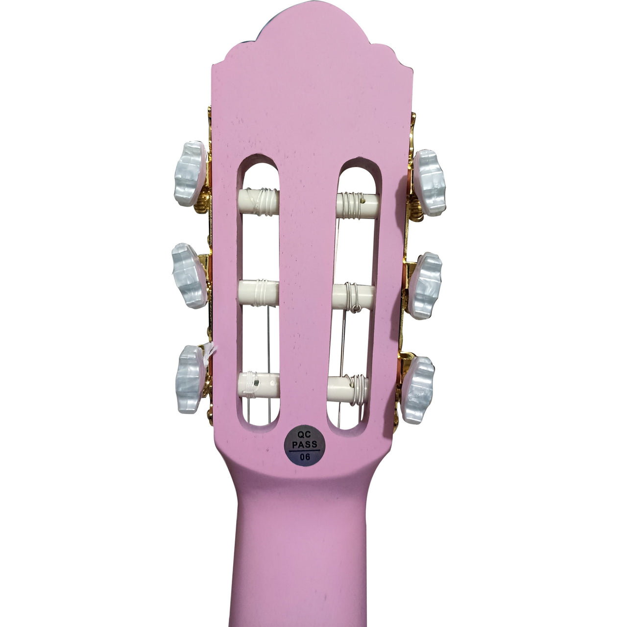 Guitarra Clasica Bamboo Gc-39-pink Con Funda