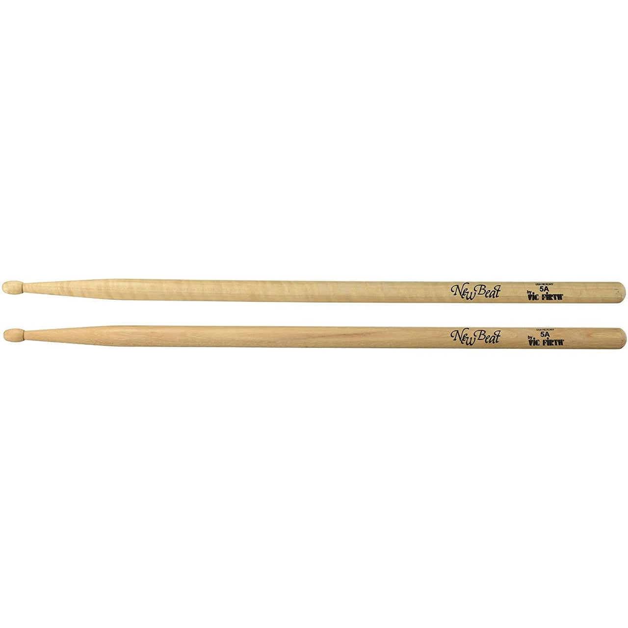 Baquetas New Beat Natural Punta De Madera, Nb-5a