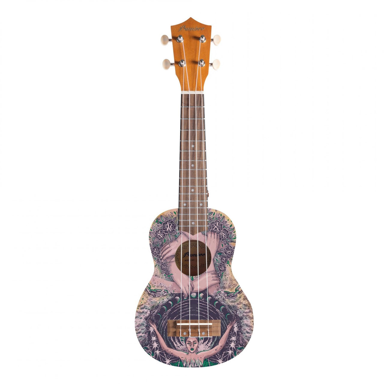 Ukulele Bamboo Soprano Bu-21 Freedom Con Funda