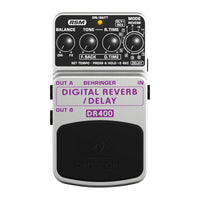 Thumbnail for Pedal Para Guitarra Behringer Reverb Delay, Dr400