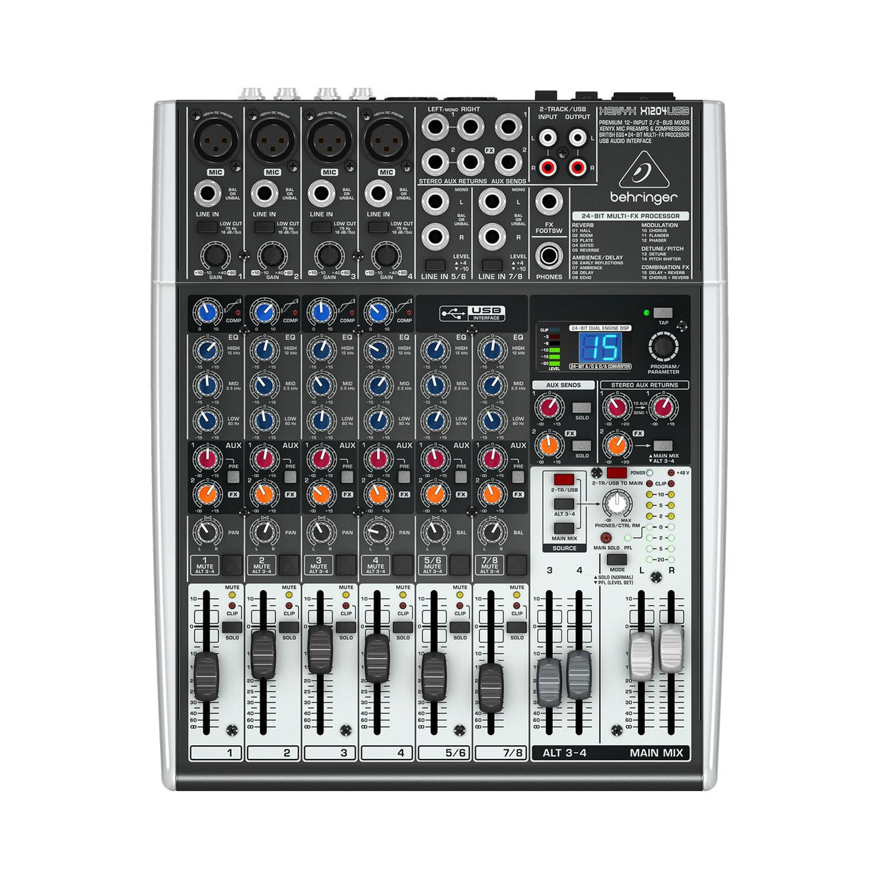 Mezcladora Behringer X1204usb Xenyx