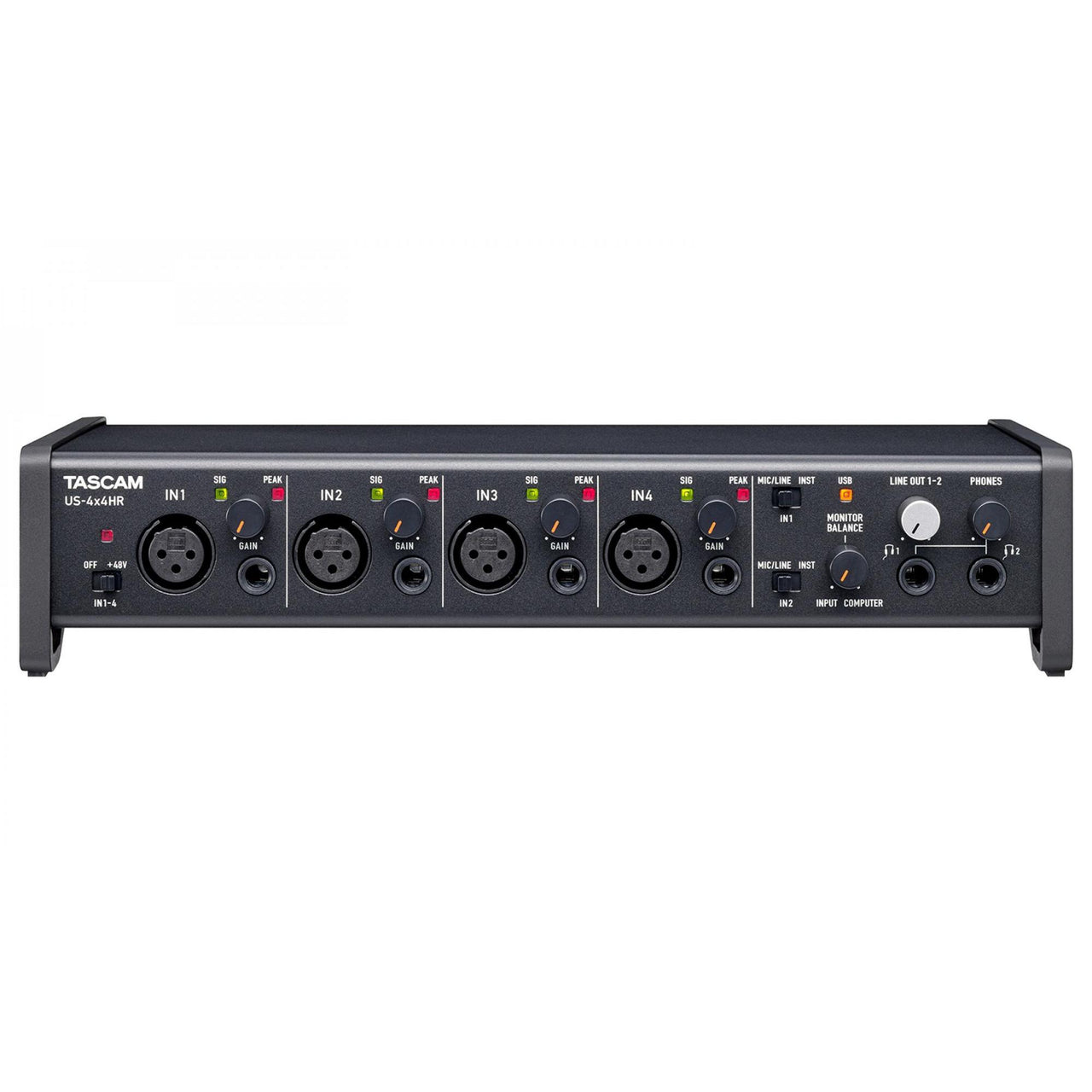 Interface Tascam De Audio Usb 4x4 Canales, Us-4x4hr