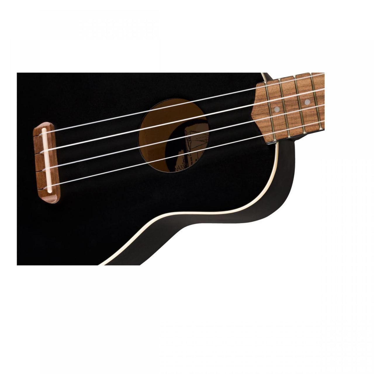 Ukulele Fender Soprano Venice Blk Wn, 0971610706