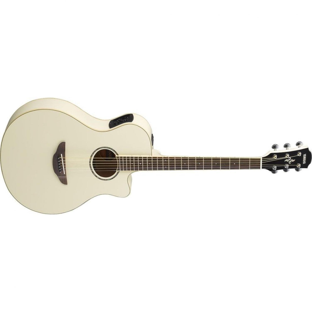 Yamaha Apx 600Vw Guitarra Electroacustica Blanca