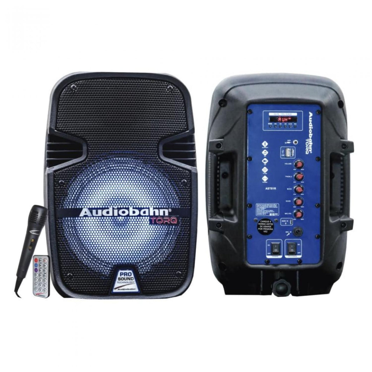 Bafle Audiobahn Ast81r 8 pulgadas Activo Recargable