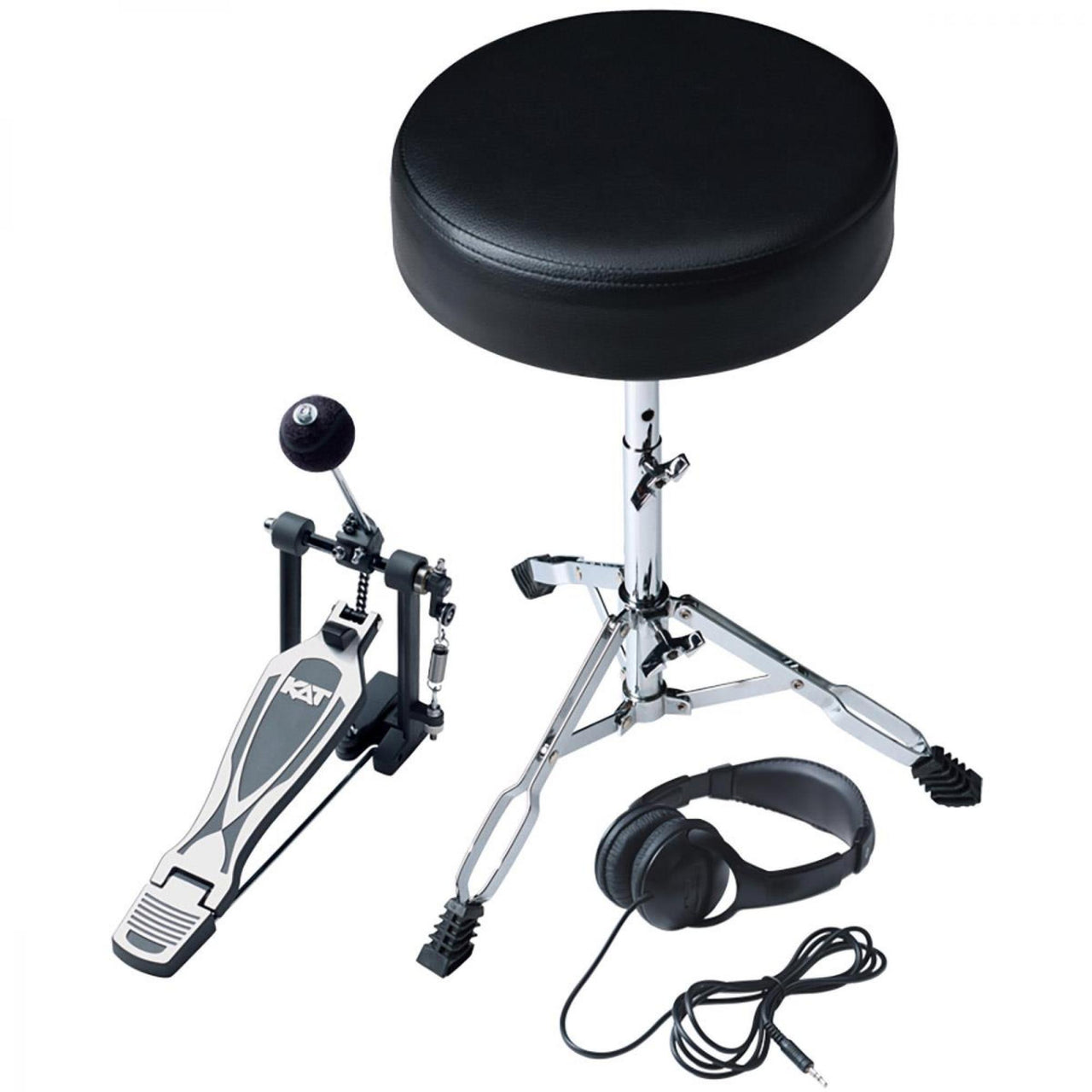 Accesorios Kat Bateria Digital Kt2ep4 Kit Banco Pedal Audifonos