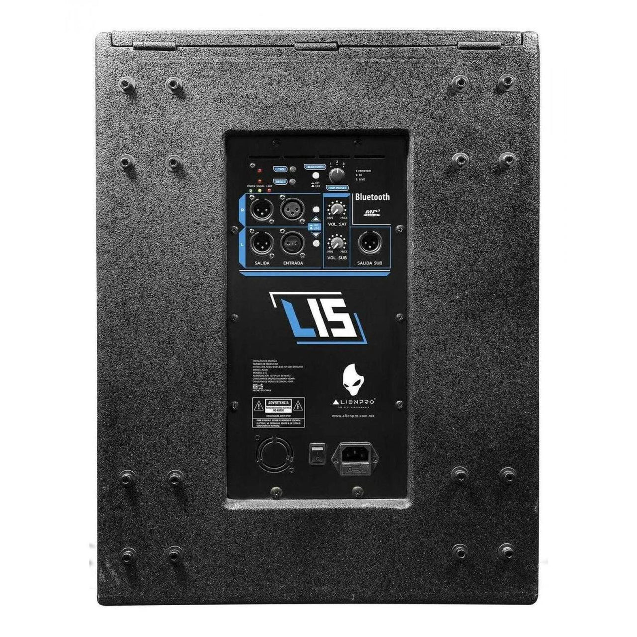 Sistema de audio alien pro sub. 10 Pulgadas Satelite 2 pulgadas x 4 L-15