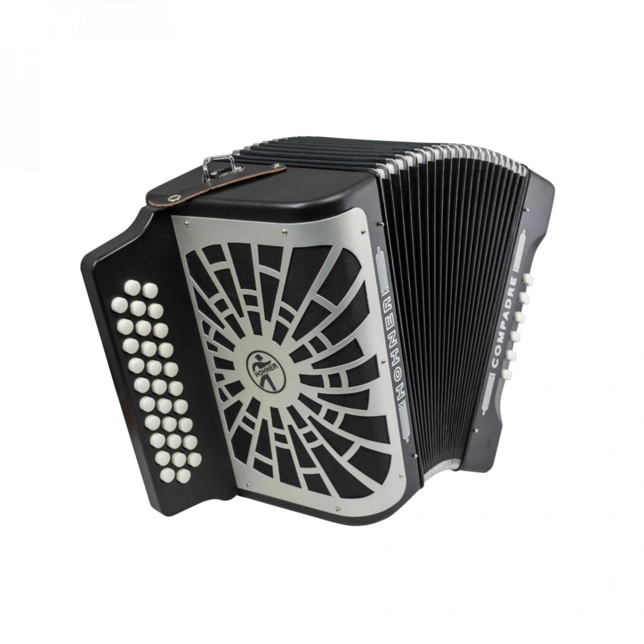 Acordeon Hohner Compadre 31 Botones 12 Bajos Fa-sib-mib Negro, A48421