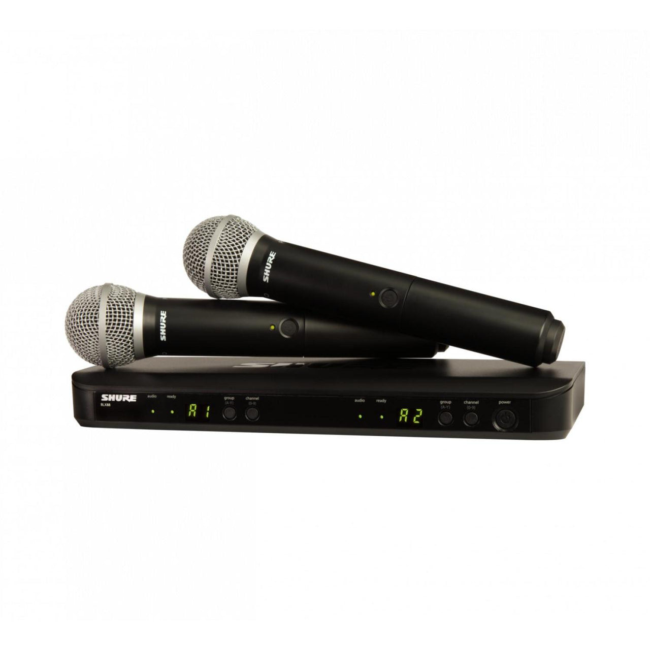 Microfono Shure Inalambrico Doble De Mano, Blx288/Pg58-K12