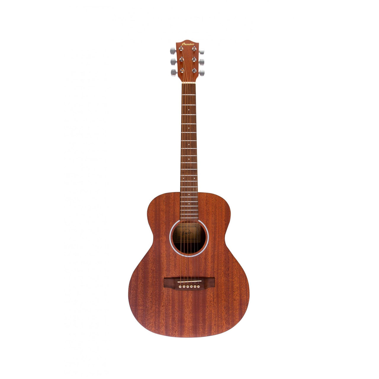 Guitarra Bamboo Ga-38-maho Acustica Mahogany 38 Pulgadas Con Funda