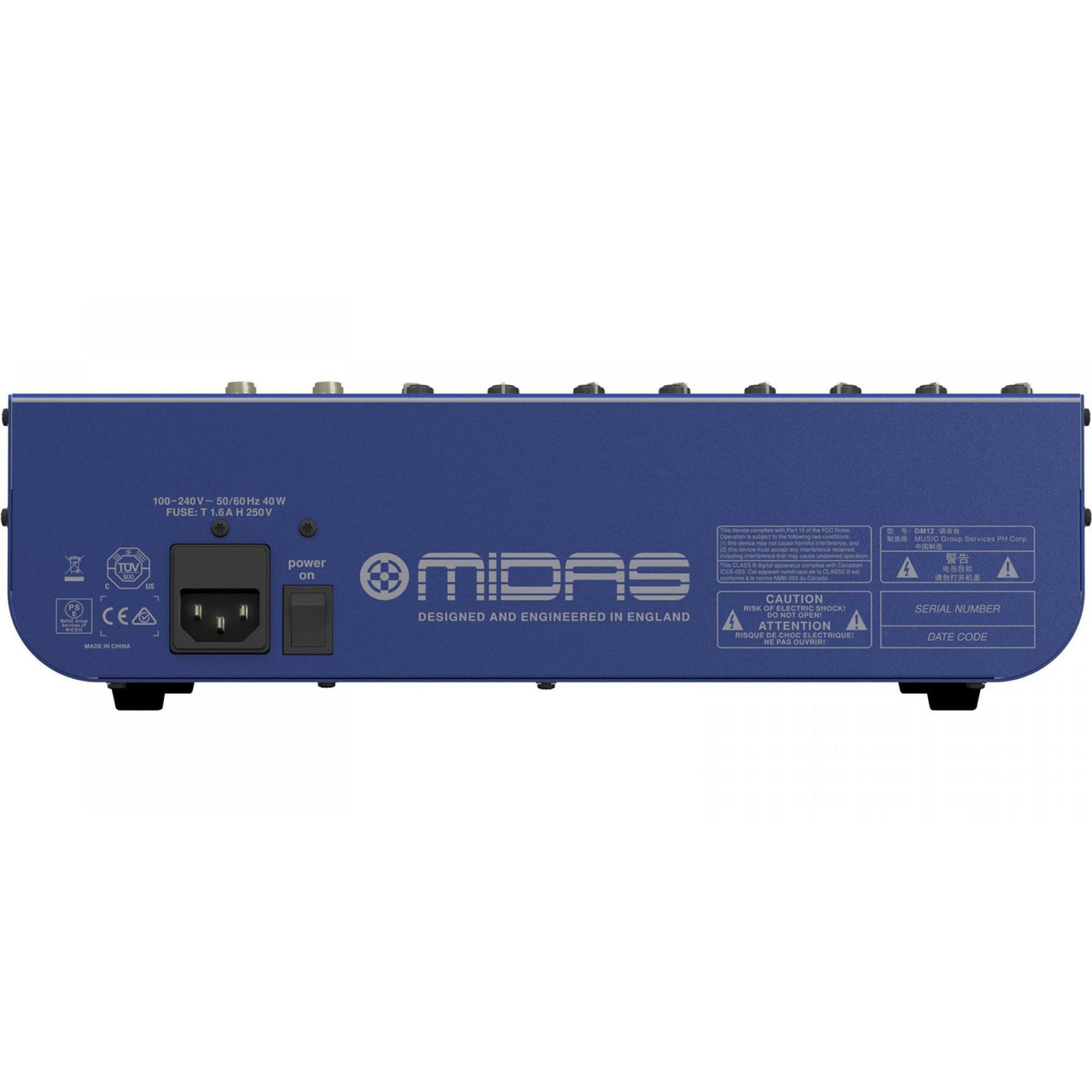 Mezcladora Midas    Mod. Dm12