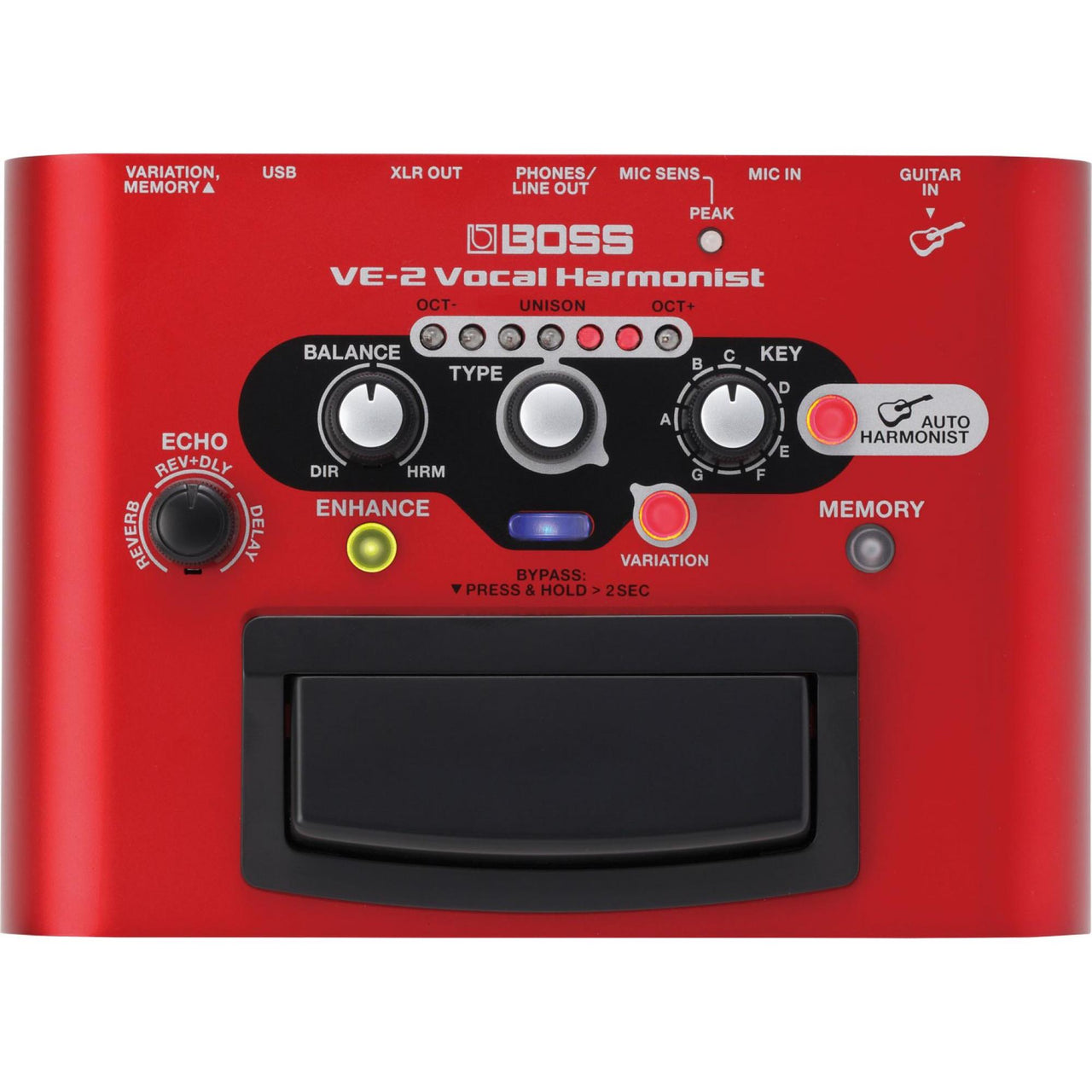 Procesador Boss De Efecto P/voz, Ve-2 Vocal Harmonist