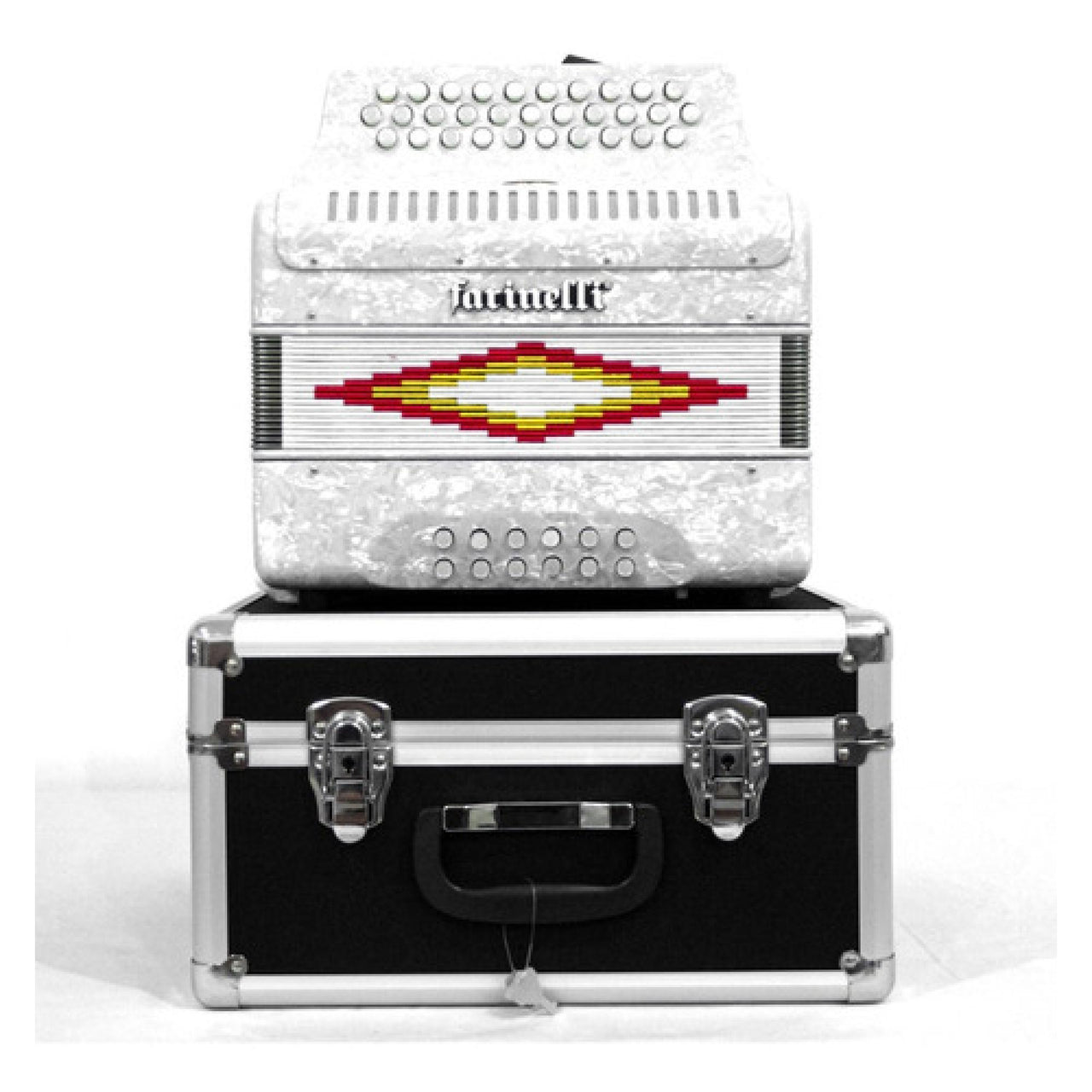 Acordeon Botones Farinelli Blanco 3012 Sol, 3012w