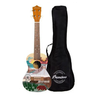 Thumbnail for Ukulele Concierto Bamboo Bu-23 California Ukelele Con Funda