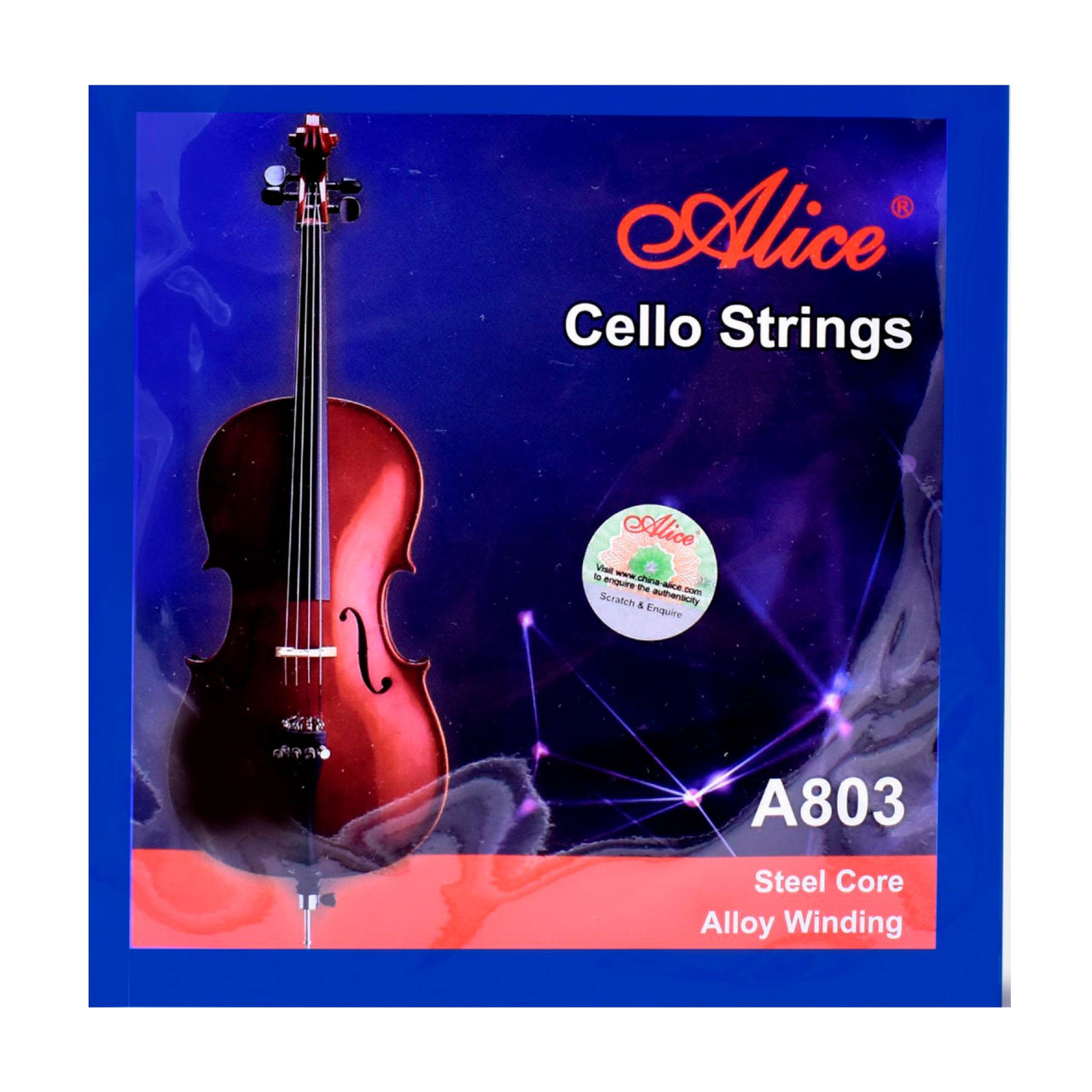 Encordadura Alice P/Chelo, A803