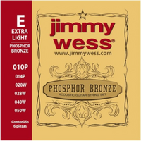 Thumbnail for Encordadura Jimmy Wess Para Guitarraelectroacustica Bronce 10-050, Jwga-810bf (Wb10)