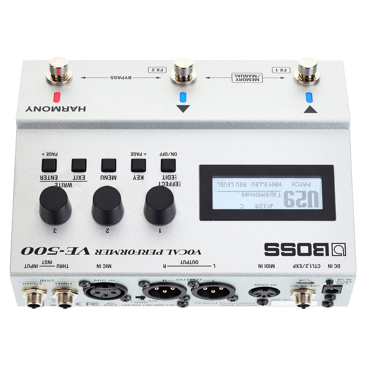 Procesador Boss Ve-500 De Efecto Para Voz