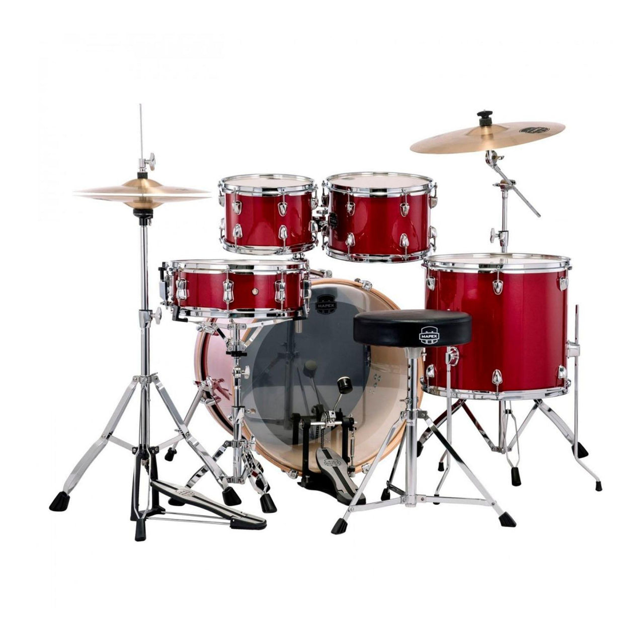 Bateria Mapex Venus Ve5294ftc-vm  5 piezas 22 Pulgadas Crimson Red