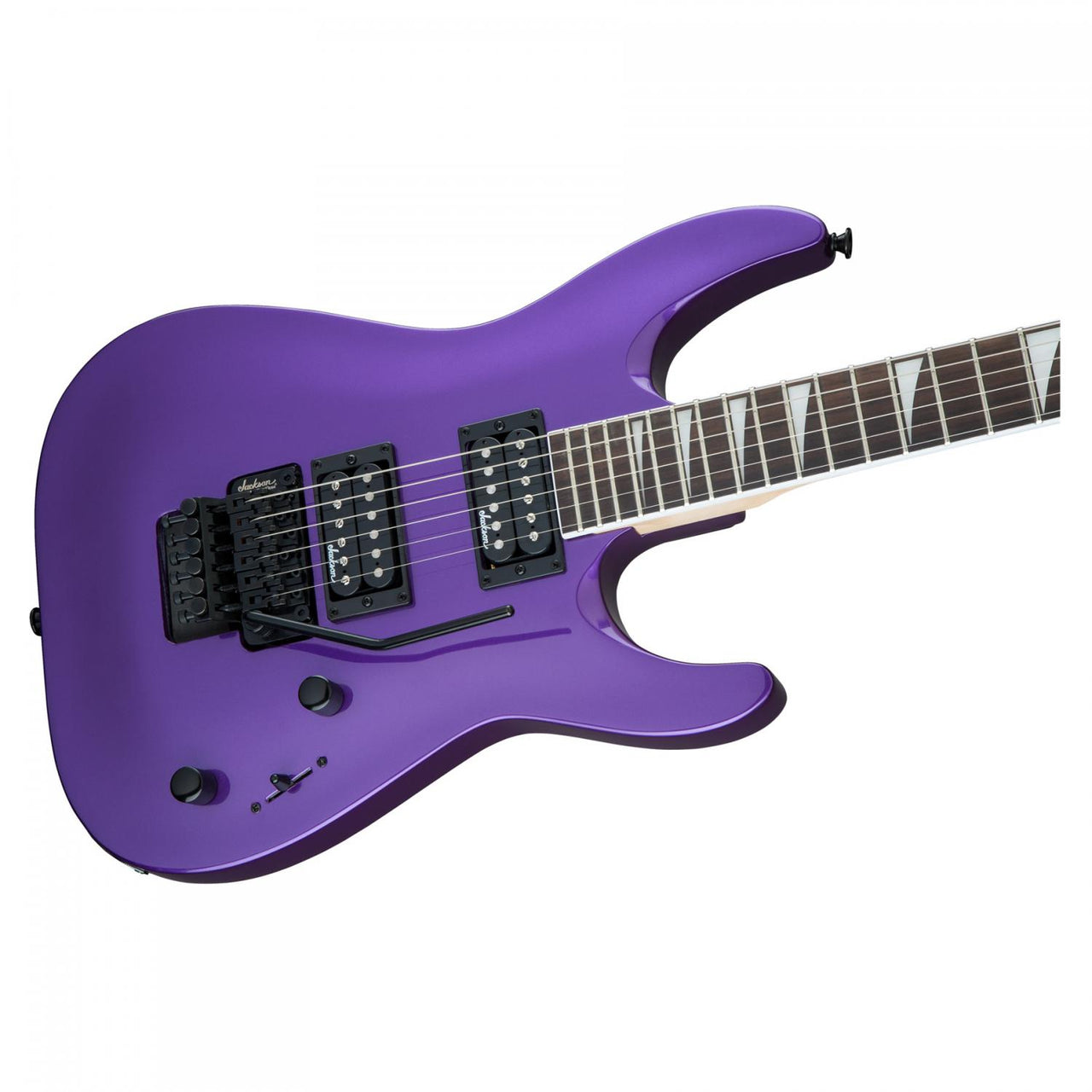 Guitarra eléctrica jackson js32 dka ah fb- pavo purple 2910238552