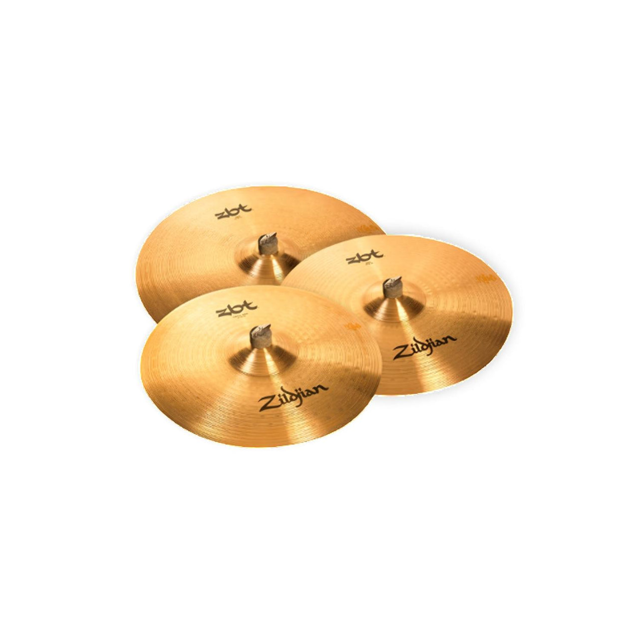 Paquete De Platillos Zildjian 13" Hihats 18" Crash Zbts3p