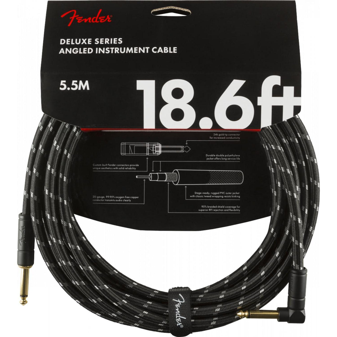 Cable Fender P/Instrumento 5.5 Mts, 0990820079