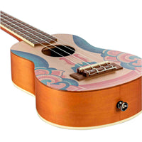 Thumbnail for Ukulele Soprano Bamboo Diseo Retro C/funda, U-21-retro