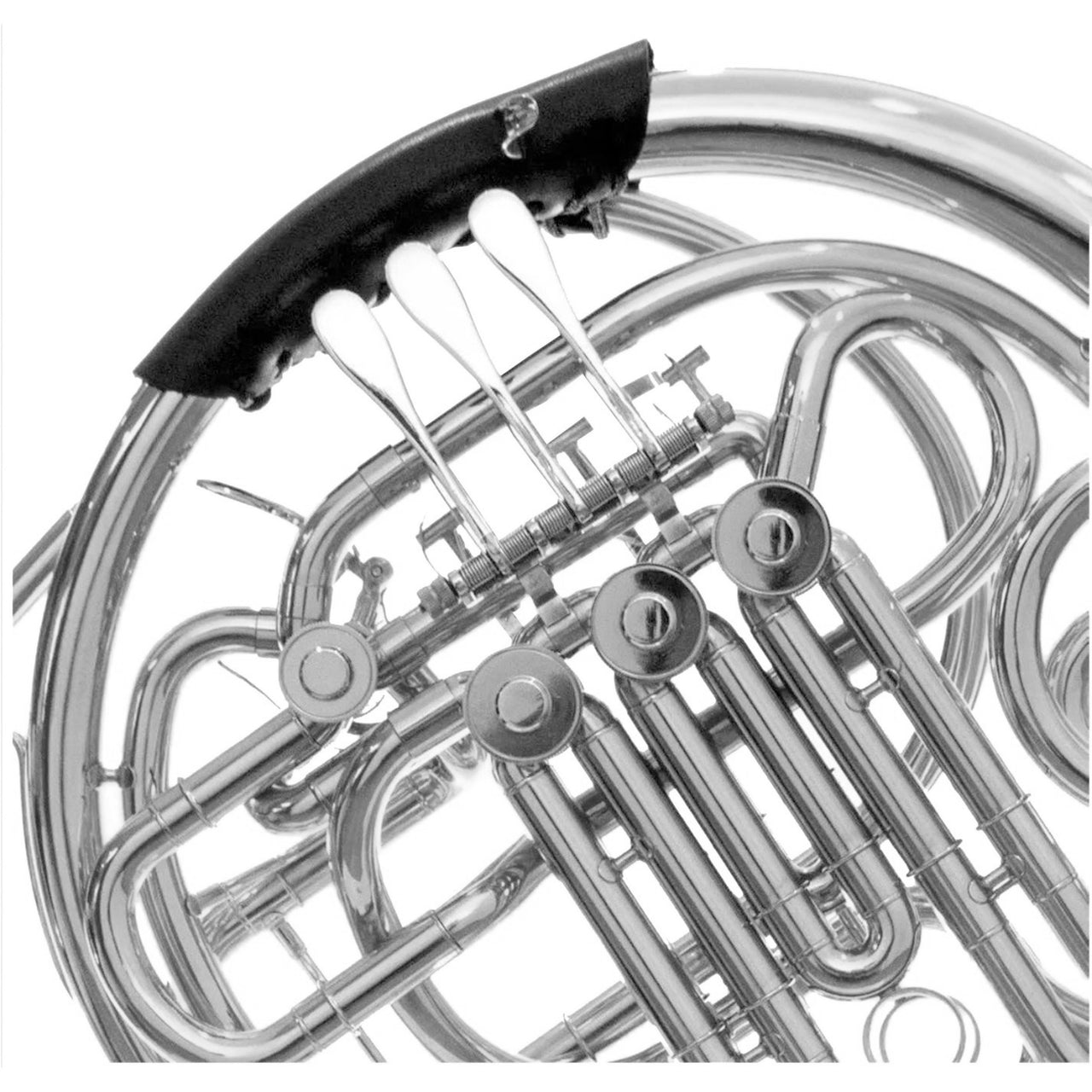Corno Frances Silvertone Niquelado 4 Llaves Fa/sib , Slcr002