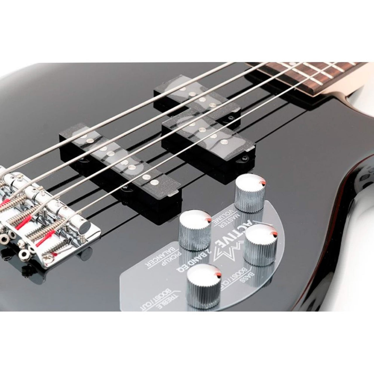 Bajo Electrico Cort "action Bass" Negro, Action Bass Plus Bk