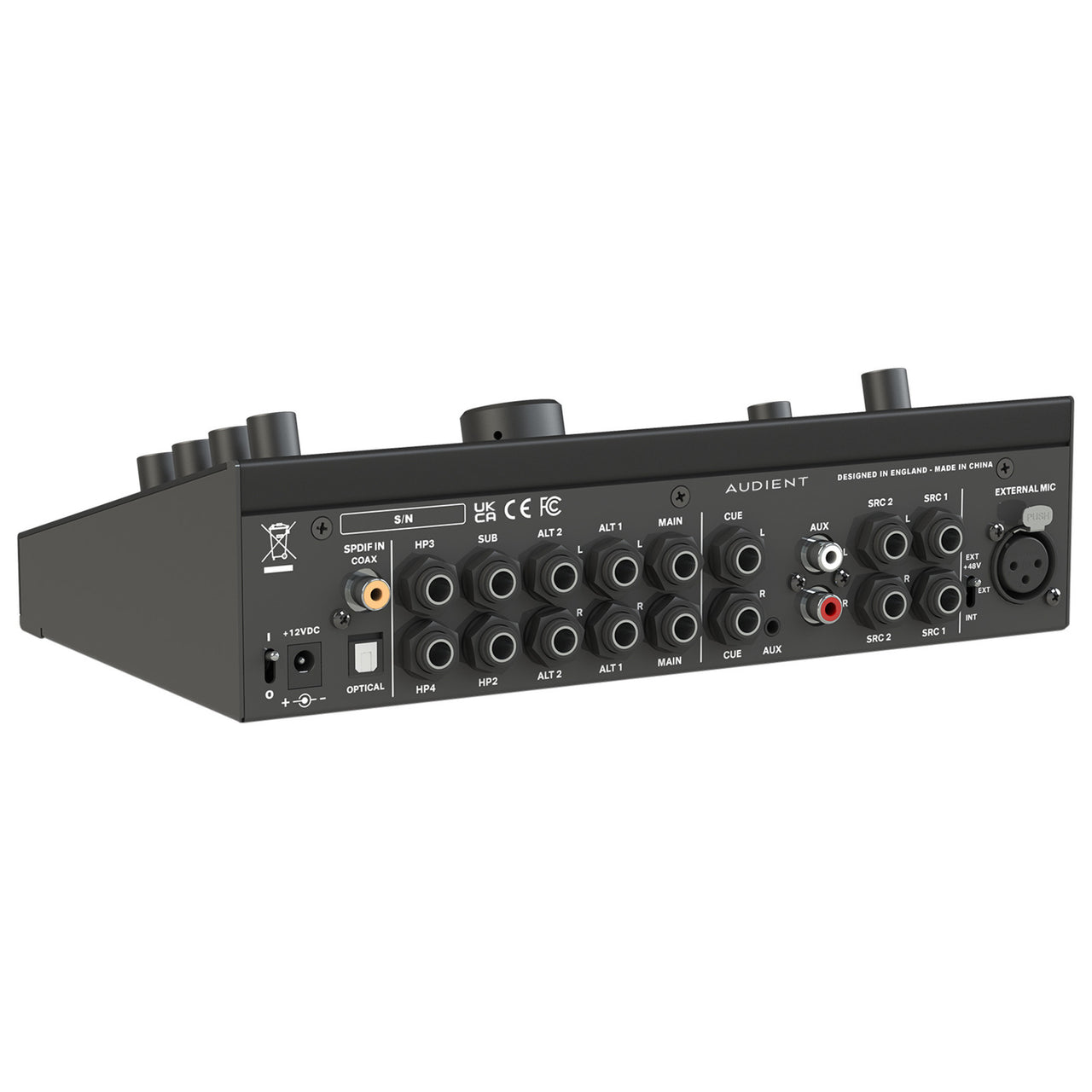 Controlador Audient Nero Precision Matched Attenuation