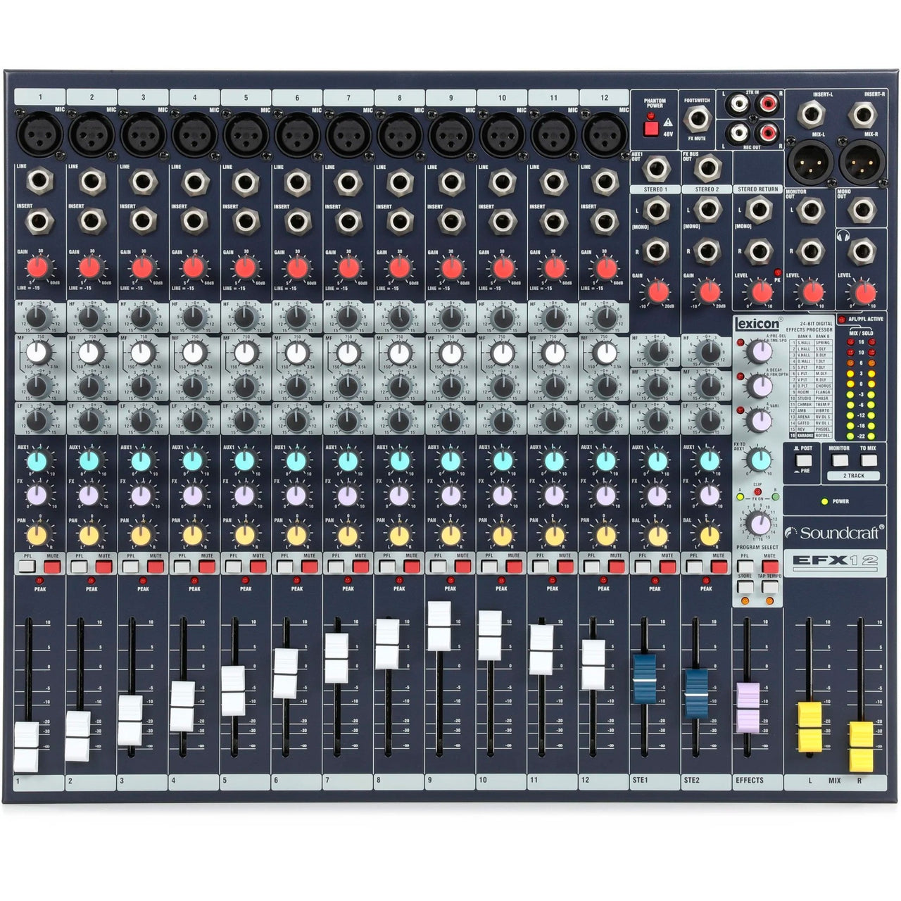 Mezcladora Soundcraft Efx12 Rw 5759us Con Efectos 12 Canales