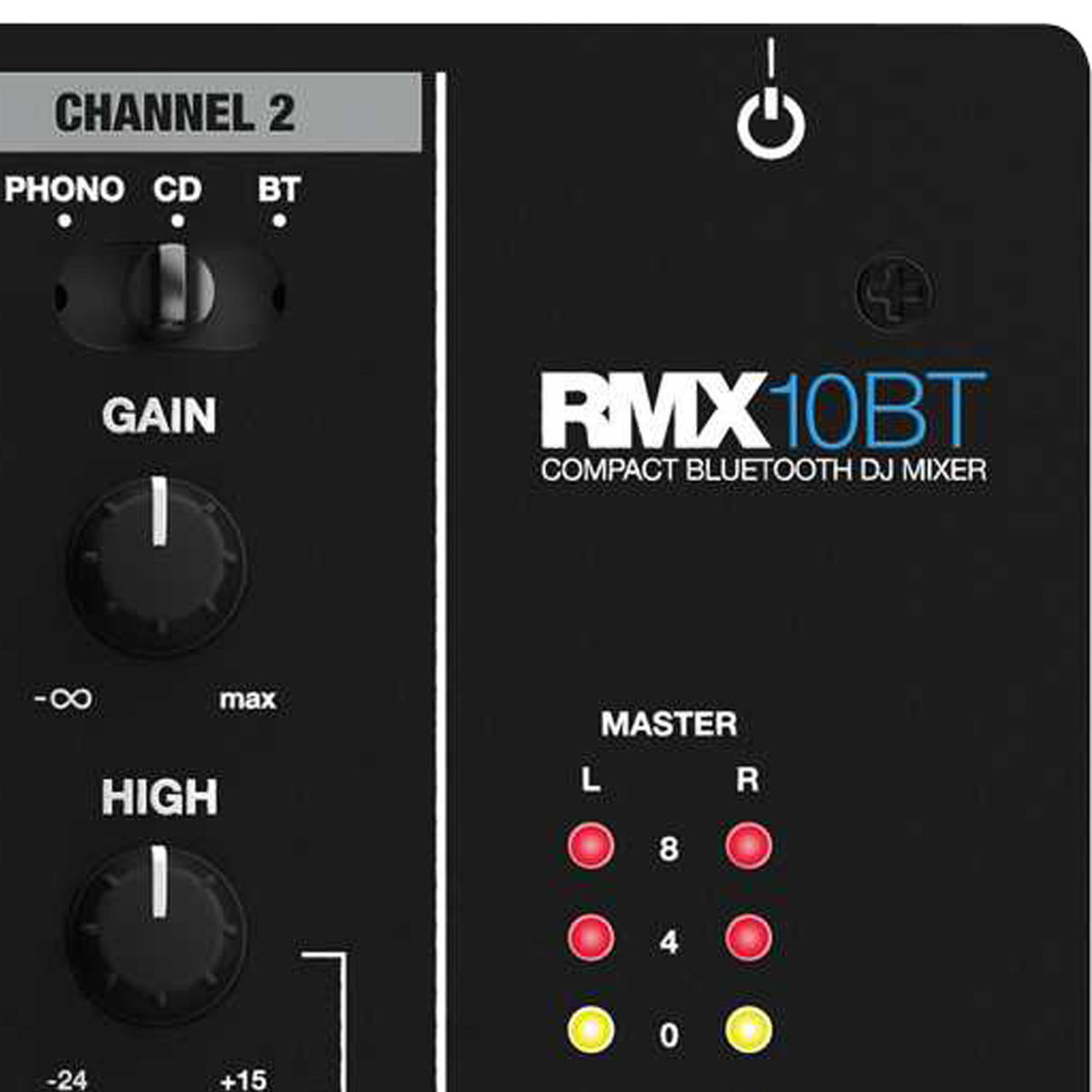 Mezcladora Reloop, Rmx-10 Bt DJ bluetooth de 2 canales