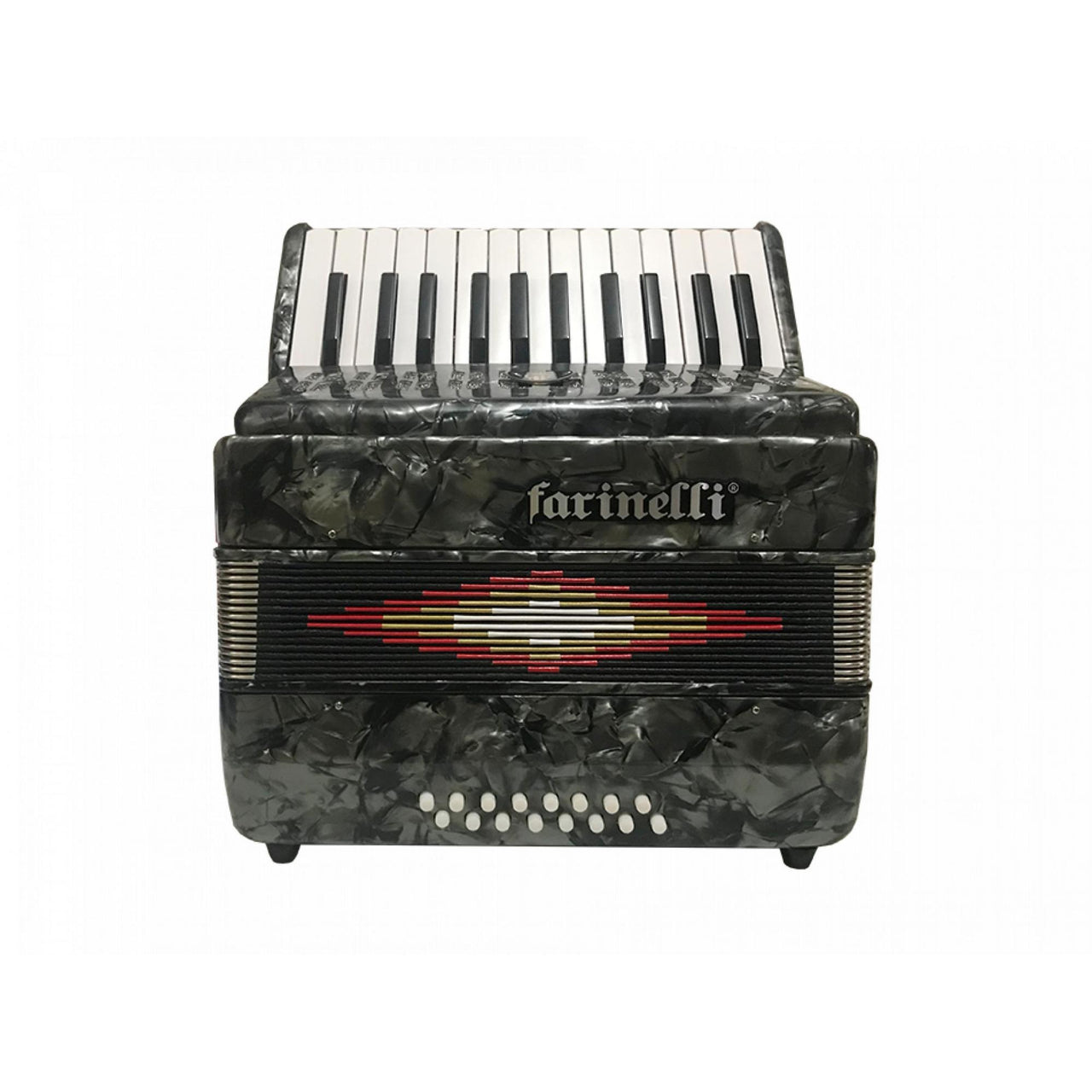 Acordeon Farinelli 25 Teclas 16 Bajos Gris, 25k16bg