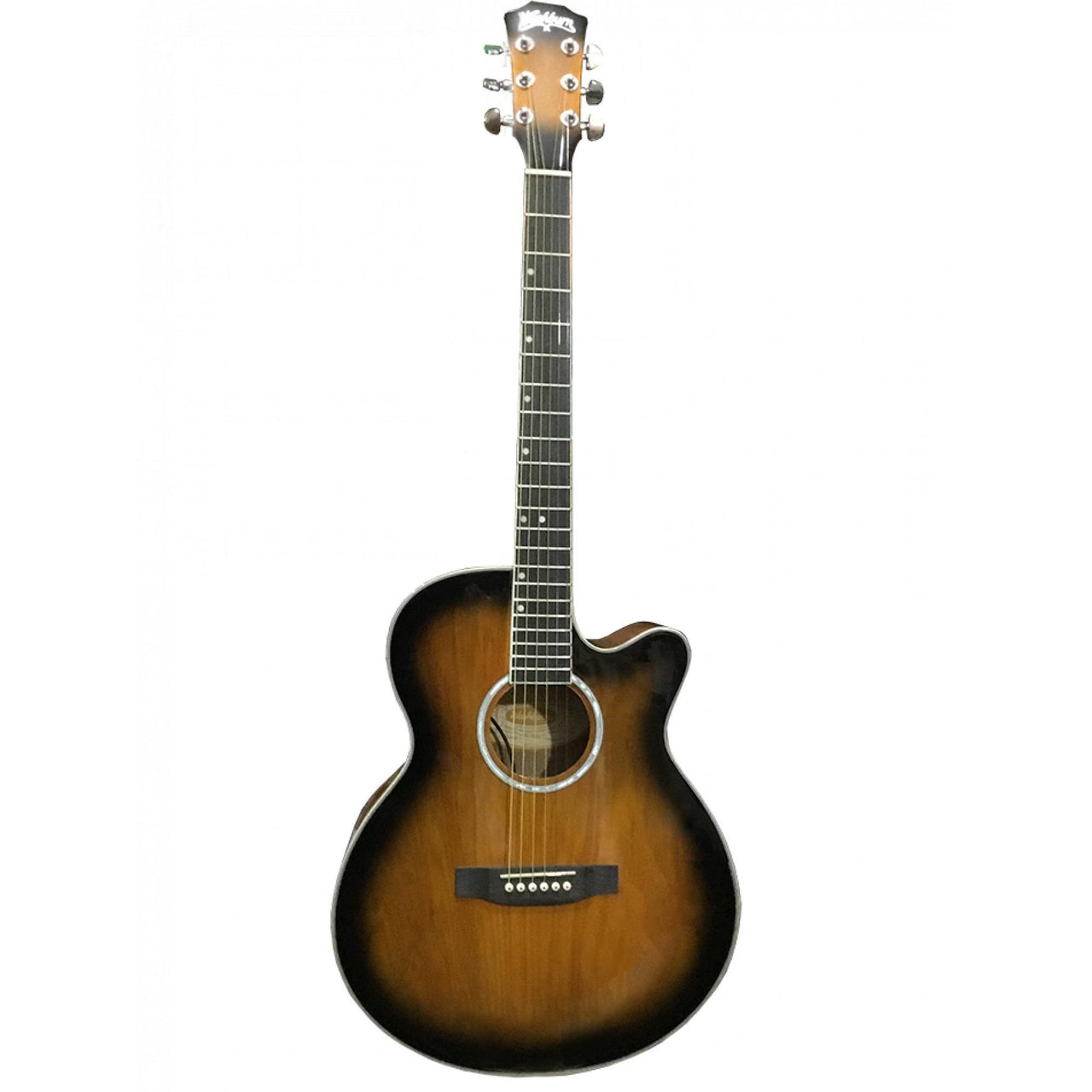 Guitarra Electroacustica  Washburn Tob. C/funda Y Thaly, Wa45cepaktos