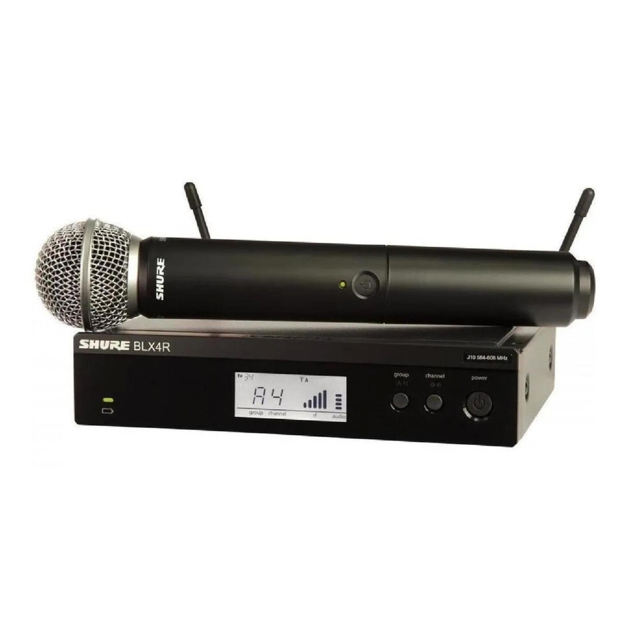 Microfono Shure Inalambrico C/receptor De Rack, Blx24r/sm58-j11