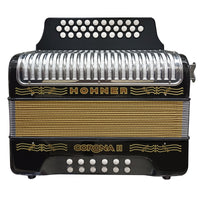 Thumbnail for Acordeon Hohner Corona Ii A56411 31 Botones 12 Bajos Fa/sib/Mib Negro