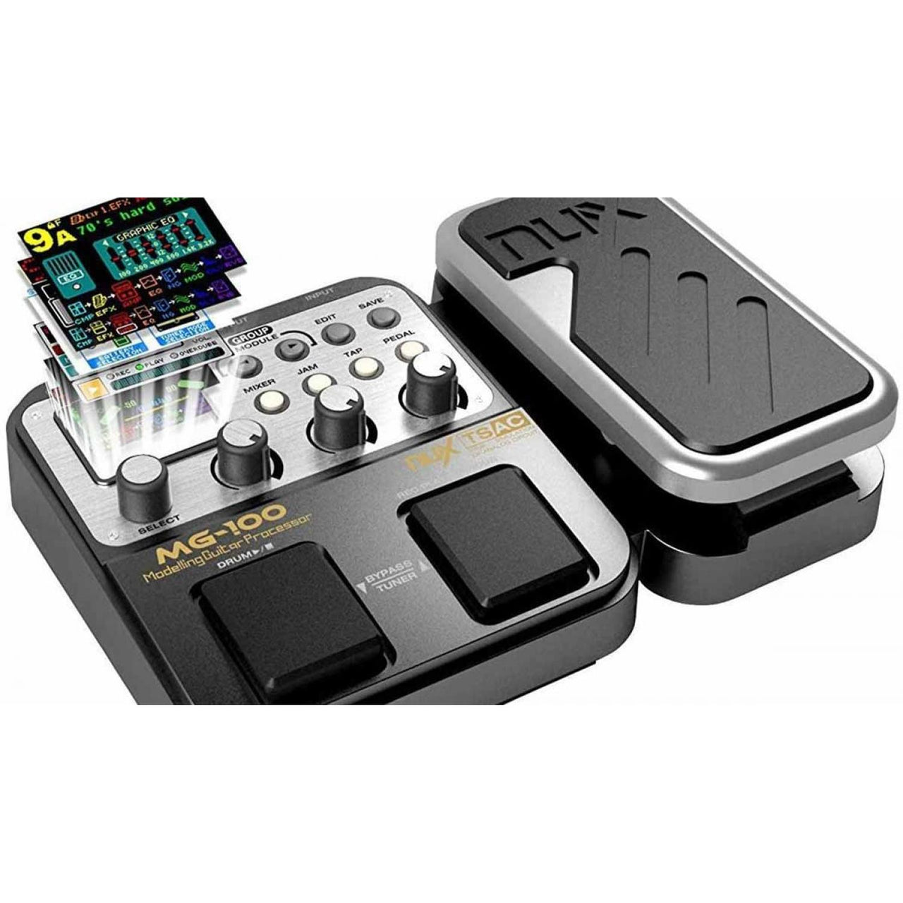 Pedalera Nux Mg 100 Procesador Para Guitarra