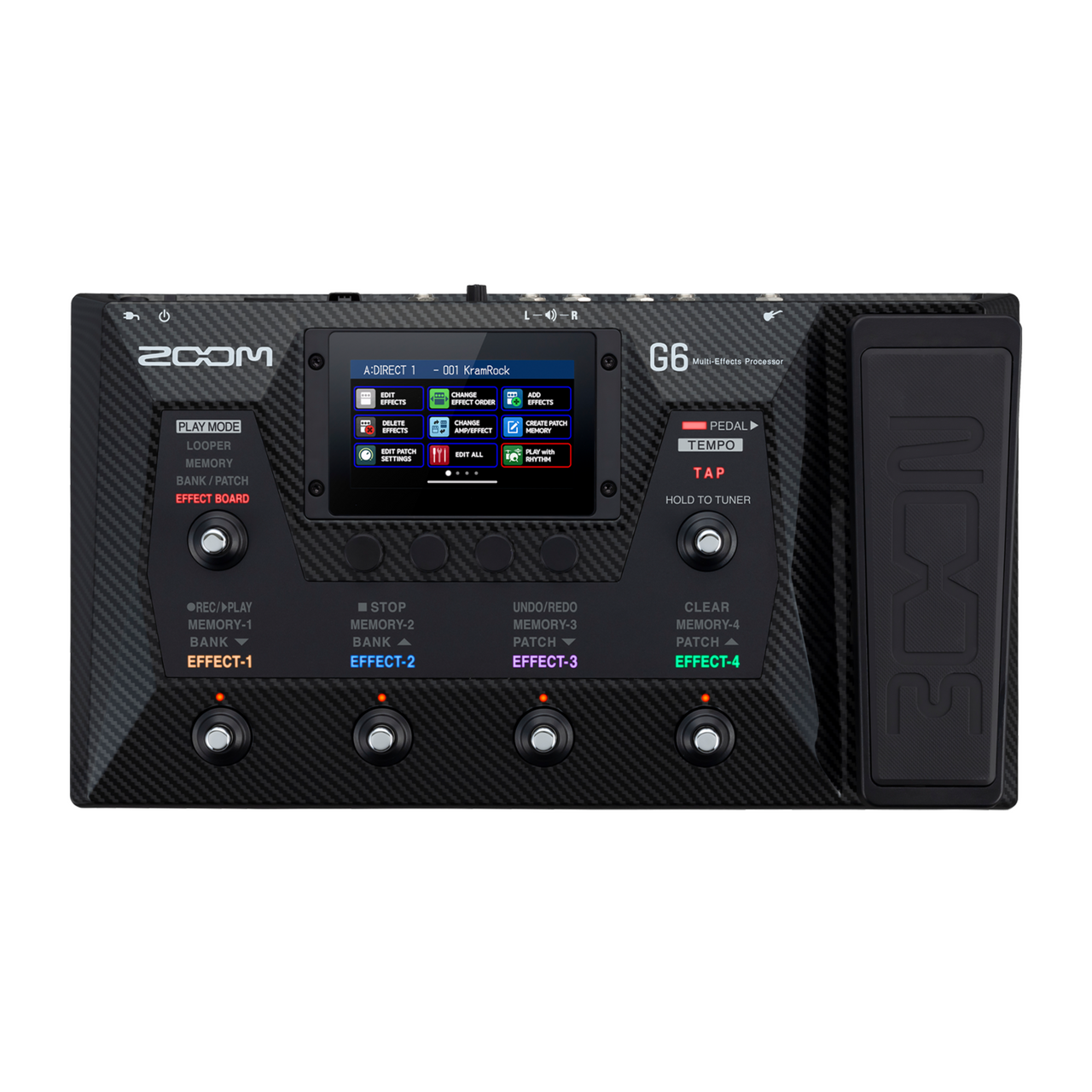 Procesador De Efectos Zoom G6 Para Guitarra